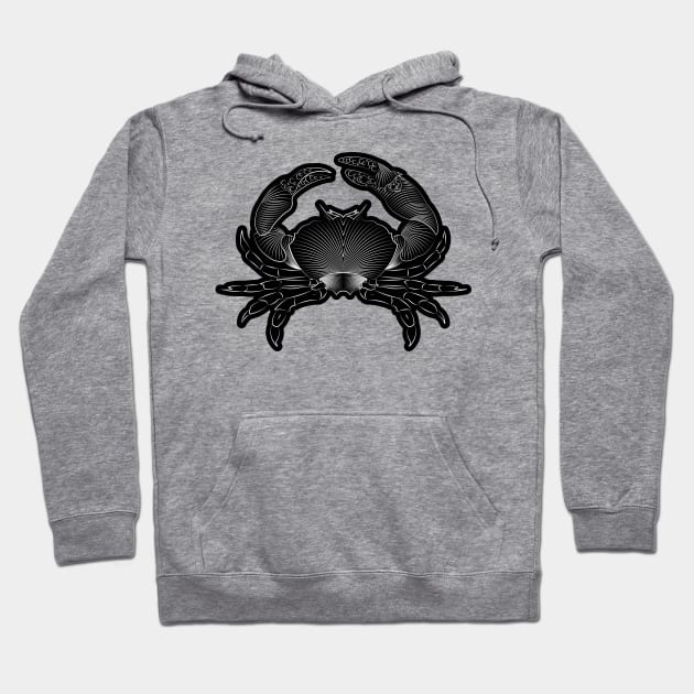 Abstract Crab Hoodie by Worldengine